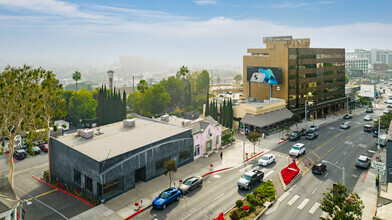 8720 W Sunset Blvd, West Hollywood, CA - aerial  map view