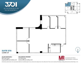 3701 Algonquin Rd, Rolling Meadows, IL for lease Floor Plan- Image 1 of 5