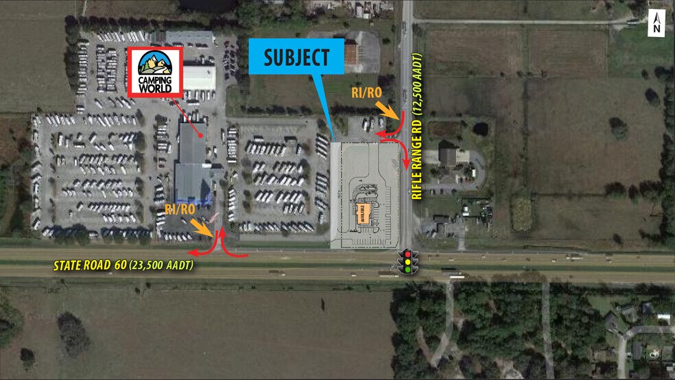 NWC of State Road 60 & Rifle Range Rd, Bartow, FL for sale - Aerial - Image 1 of 1