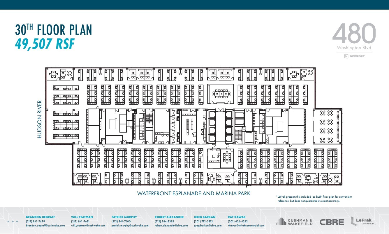 480 Washington Blvd, Jersey City, NJ for lease Floor Plan- Image 1 of 1