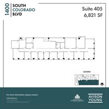 1400 S Colorado Blvd, Denver, CO for lease Floor Plan- Image 1 of 4