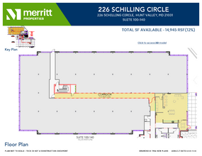 215 Schilling Cir, Hunt Valley, MD for lease Floor Plan- Image 2 of 2