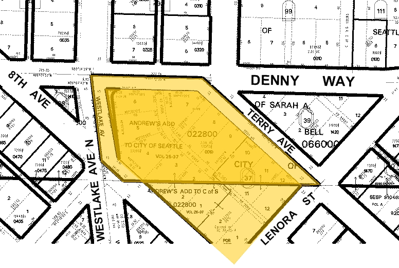 2200-2210 Westlake Ave, Seattle, WA for lease - Plat Map - Image 2 of 9