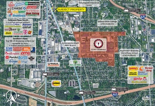 3301-3307 S Madison Ave, Indianapolis, IN - AERIAL map view