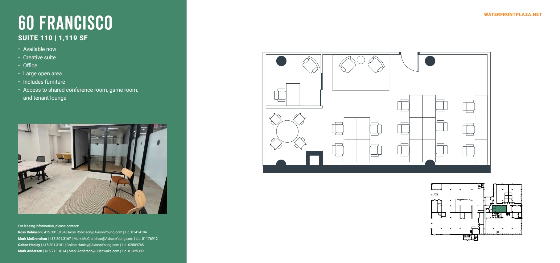 1700 Montgomery St, San Francisco, CA for lease Floor Plan- Image 1 of 1