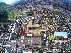 201 W Guadalupe Rd, Gilbert, AZ - aerial  map view - Image1