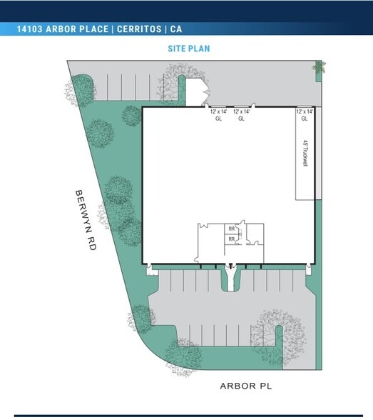 14103 Arbor Pl, Cerritos, CA for sale - Site Plan - Image 3 of 3