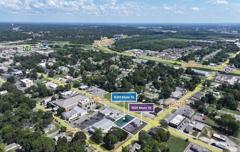 1501-1503 Main St, North Little Rock, AR for sale - Building Photo - Image 2 of 7