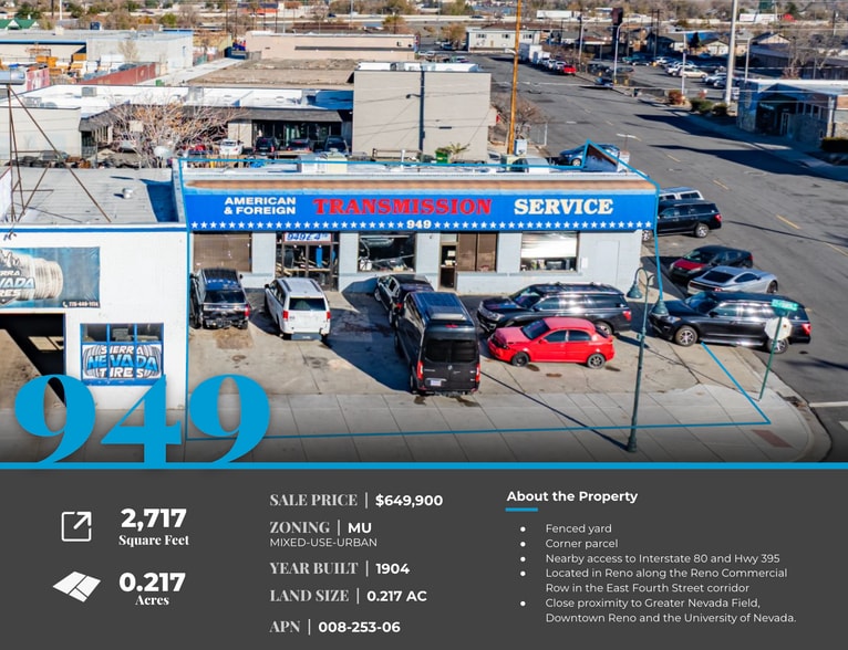 949 E 4th St, Reno, NV for sale - Building Photo - Image 2 of 7