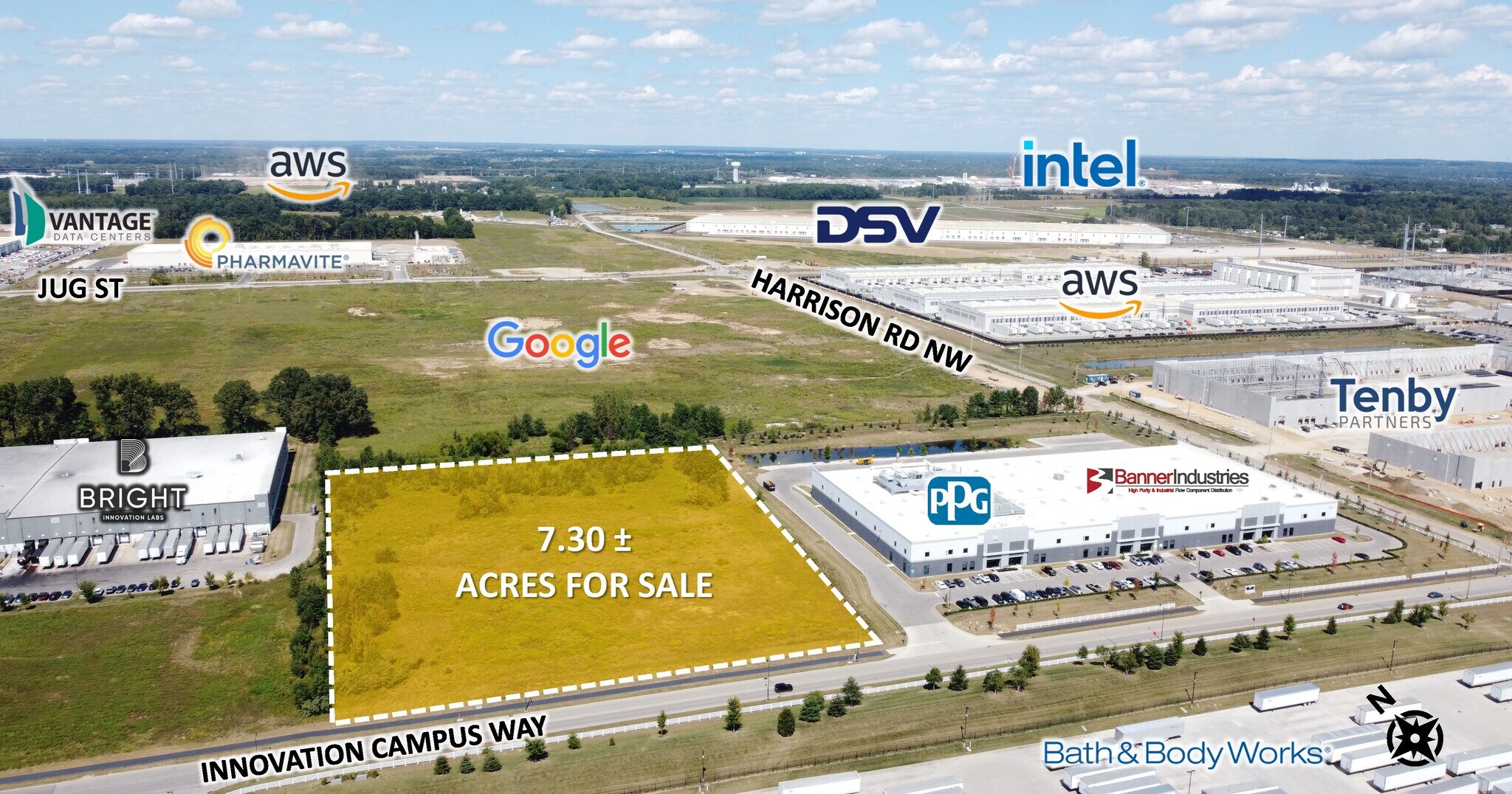 Innovation Campus Way, New Albany, OH for sale Aerial- Image 1 of 1