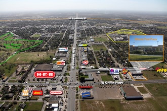 301 W Griffin Pky, Mission, TX - AERIAL map view
