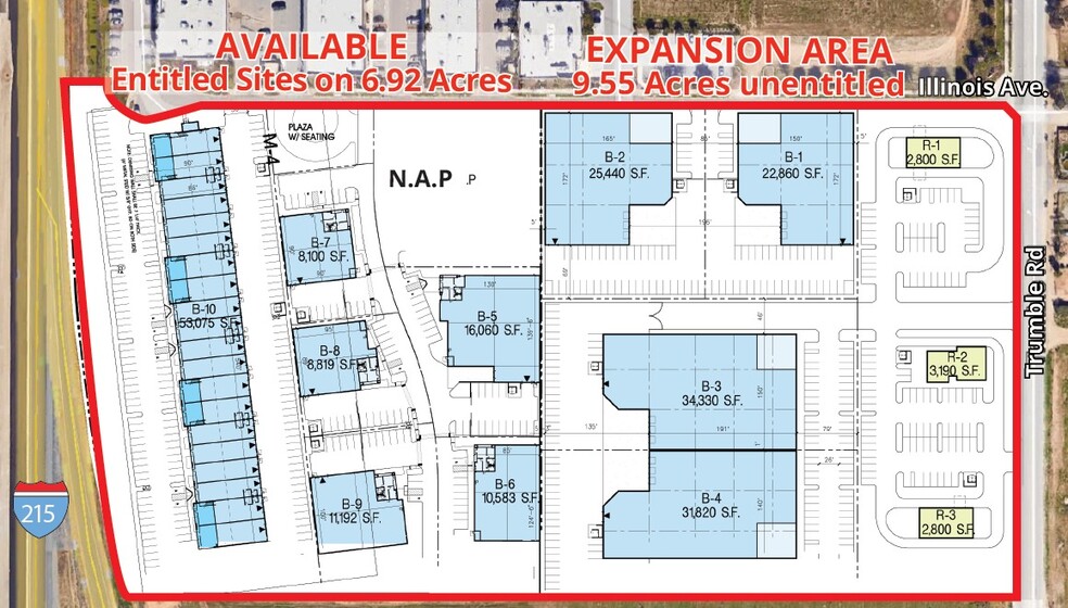 Illinois Ave & Trumble Rd portfolio of 2 properties for sale on LoopNet.com - Site Plan - Image 3 of 6