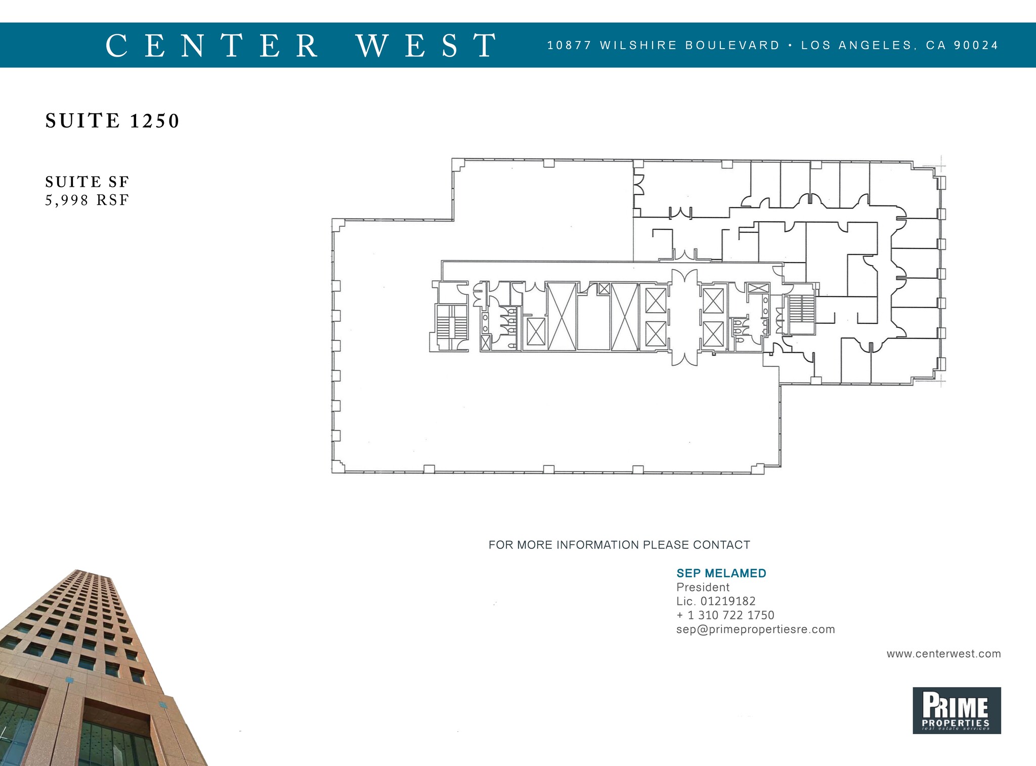 10877 Wilshire Blvd, Los Angeles, CA for lease Site Plan- Image 1 of 1