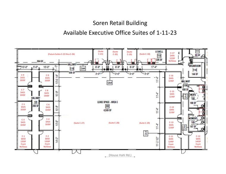 17110 House Hahl Rd, Cypress, TX for lease - Site Plan - Image 3 of 7