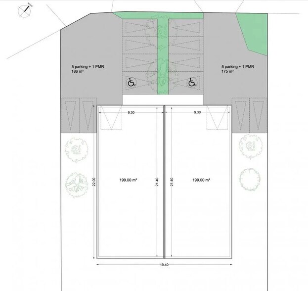 Retail in Biganos for lease - Site Plan - Image 1 of 1