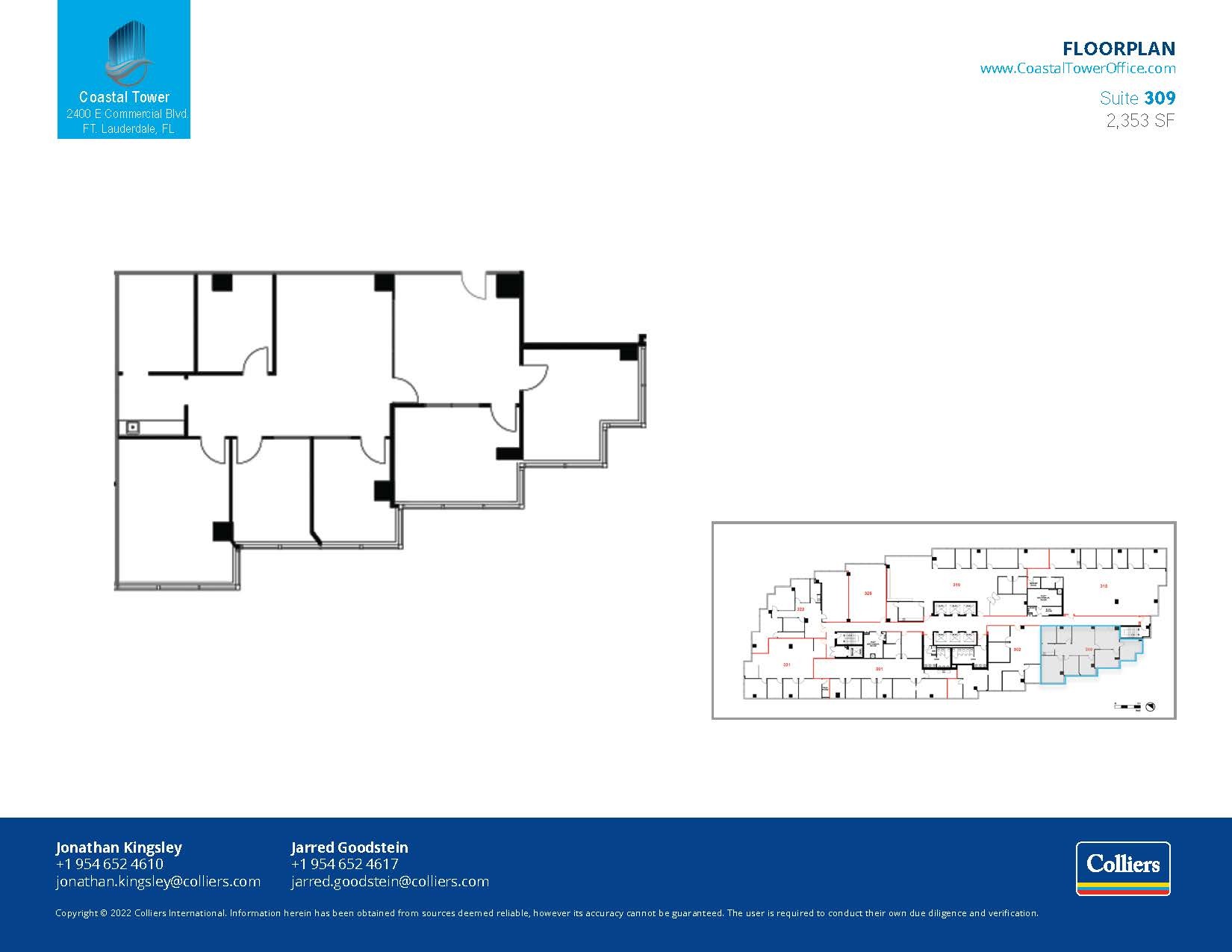 2400 E Commercial Blvd, Fort Lauderdale, FL for lease Floor Plan- Image 1 of 3