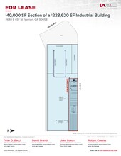 2640 E 45th St, Vernon, CA for lease Site Plan- Image 2 of 2