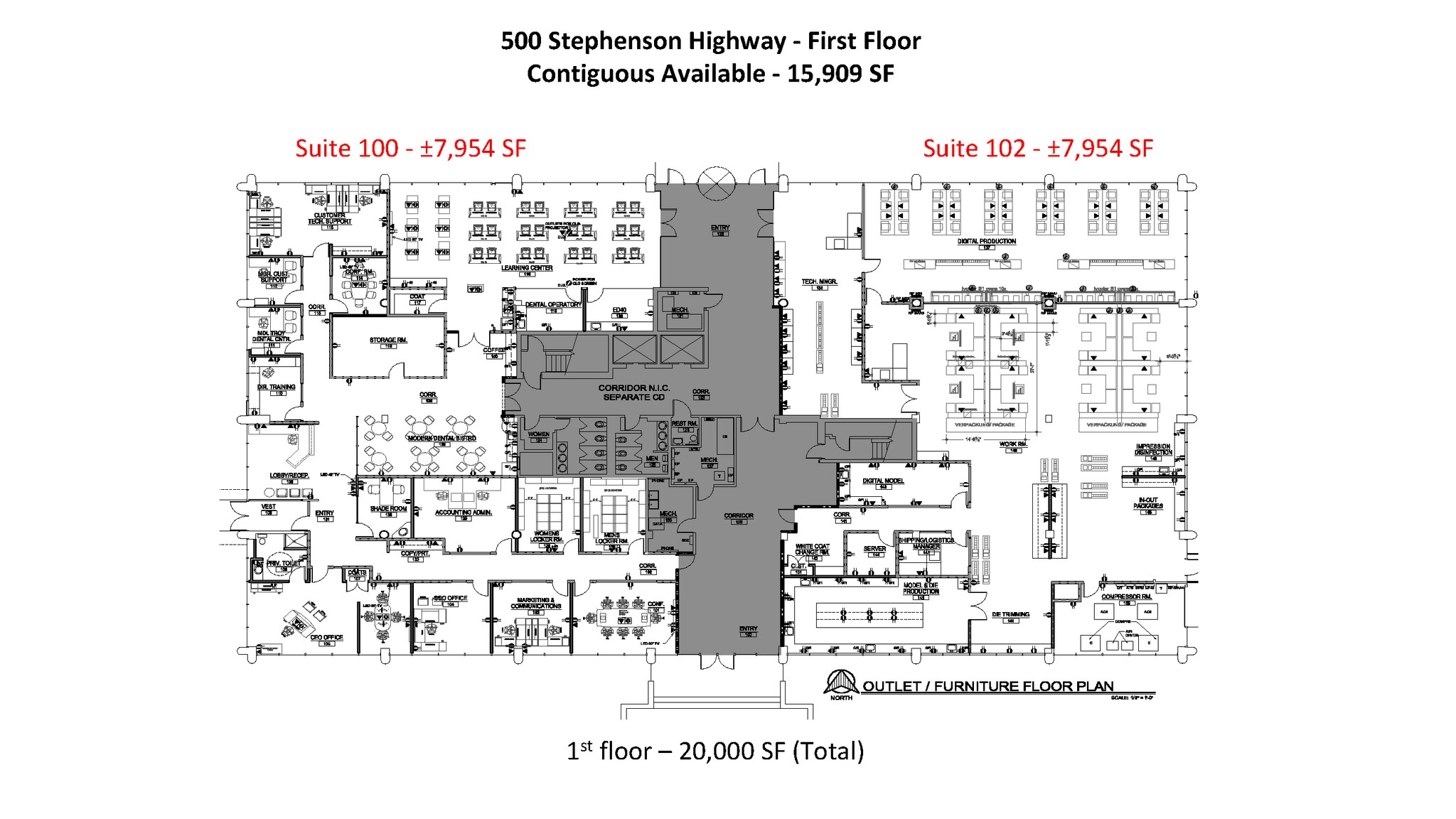 500 Stephenson Hwy, Troy, MI for lease Floor Plan- Image 1 of 1