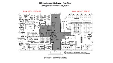 500 Stephenson Hwy, Troy, MI for lease Floor Plan- Image 1 of 1