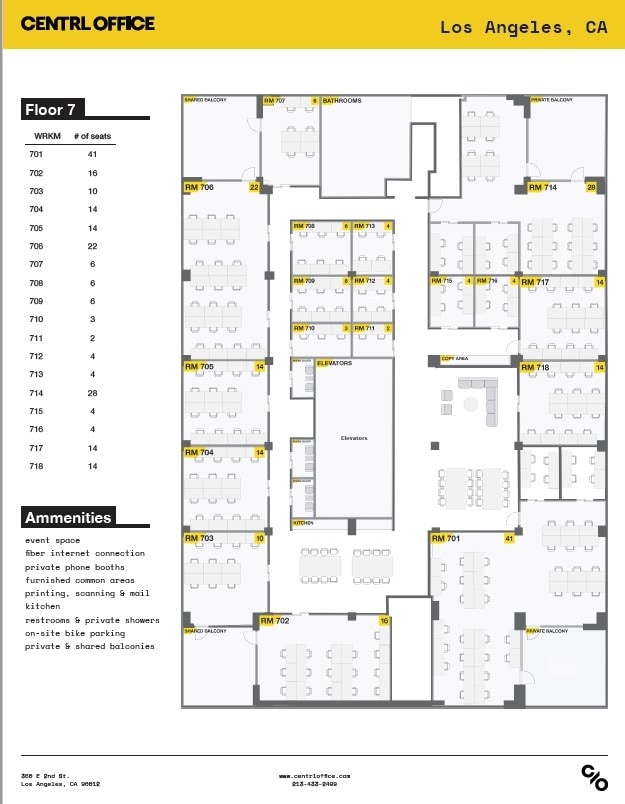 360 E 2nd St, Los Angeles, CA for lease Floor Plan- Image 1 of 11