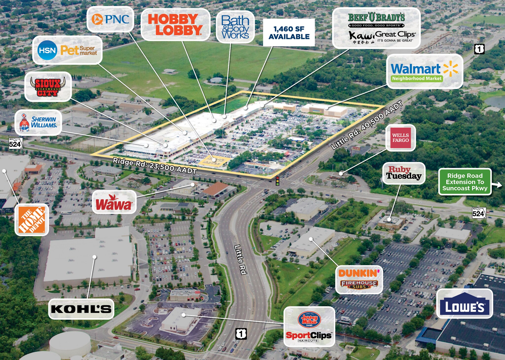 8501-8755 Little Rd, New Port Richey, FL for lease Building Photo- Image 1 of 1