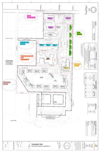 Venetian Isles Road park, Leesburg, FL for lease - Site Plan - Image 1 of 2