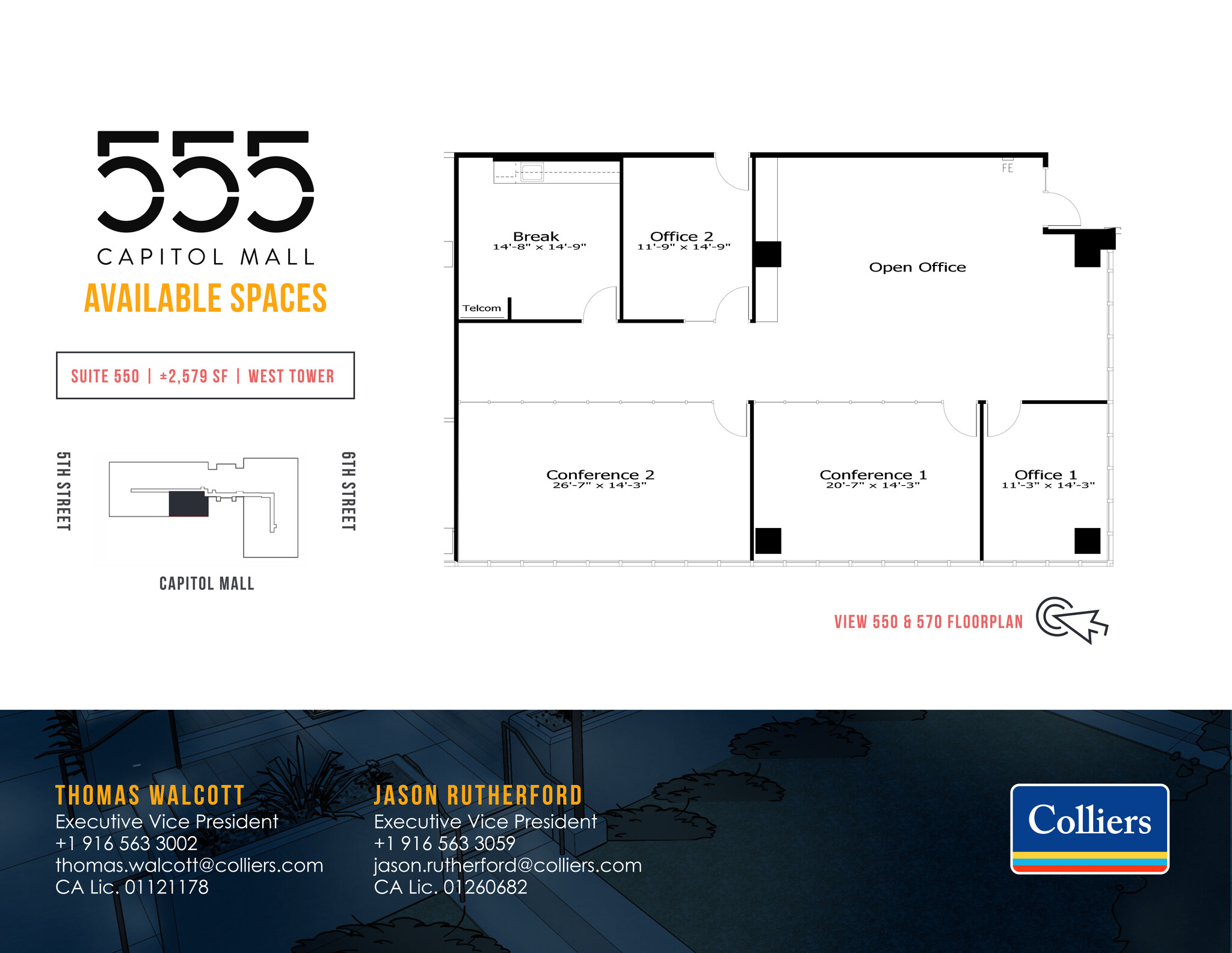 555 Capitol Mall, Sacramento, CA for lease Site Plan- Image 1 of 2