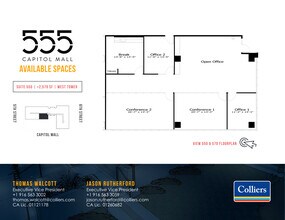555 Capitol Mall, Sacramento, CA for lease Site Plan- Image 1 of 2