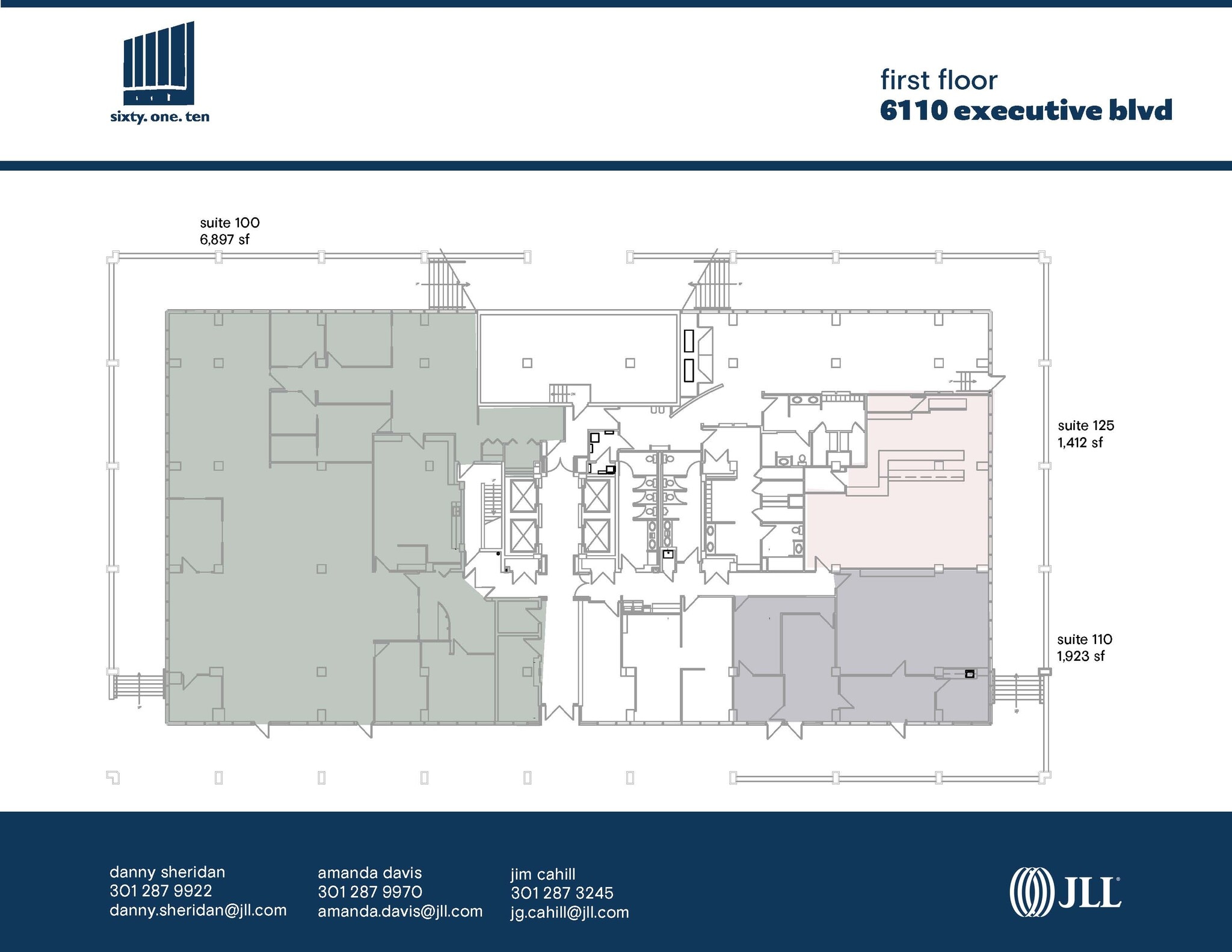 6110 Executive Blvd, Rockville, MD for lease Floor Plan- Image 1 of 1