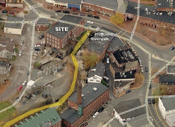 36 Main St, Amesbury, MA for lease - Aerial - Image 3 of 4