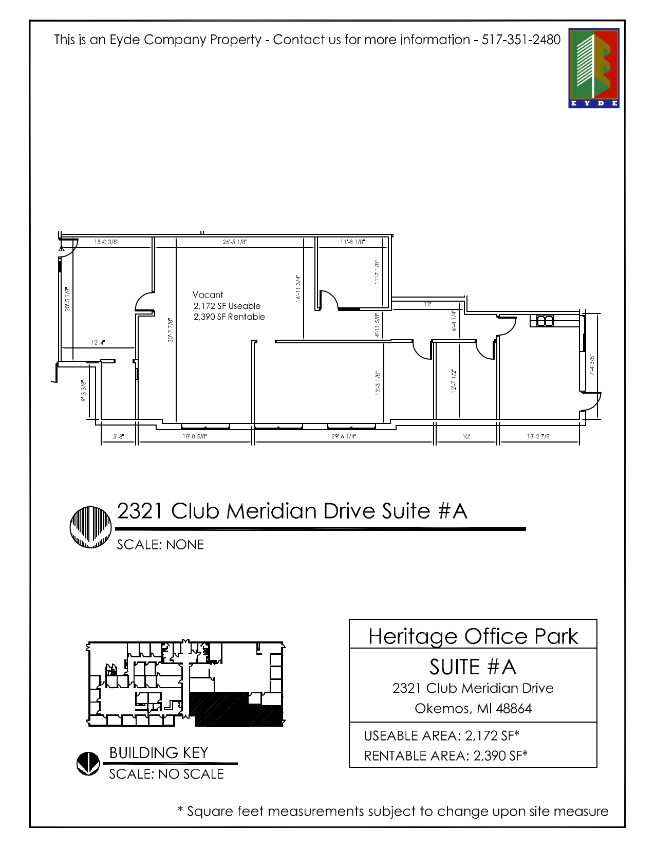 2321 Club Meridian Dr, Okemos, MI for lease Interior Photo- Image 1 of 1