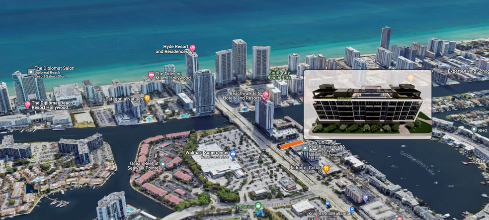 2524 Hallandale Beach Blvd, Hallandale Beach, FL for sale - Aerial - Image 3 of 11