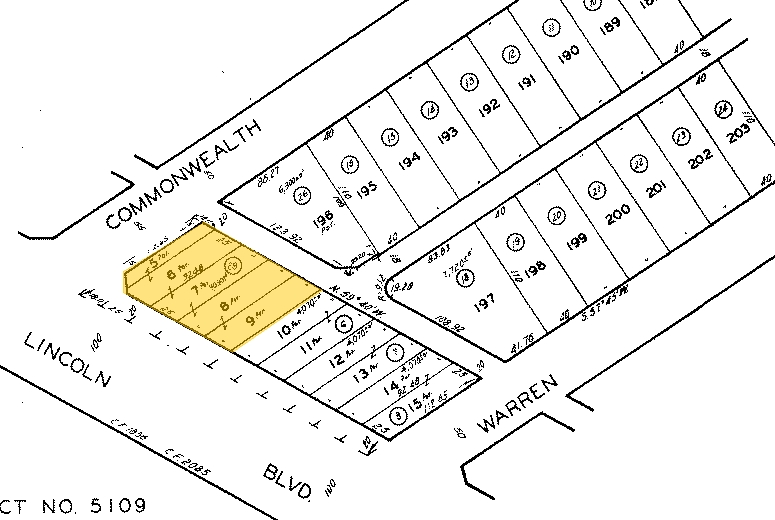 122 Lincoln Blvd, Venice, CA for lease - Plat Map - Image 2 of 4