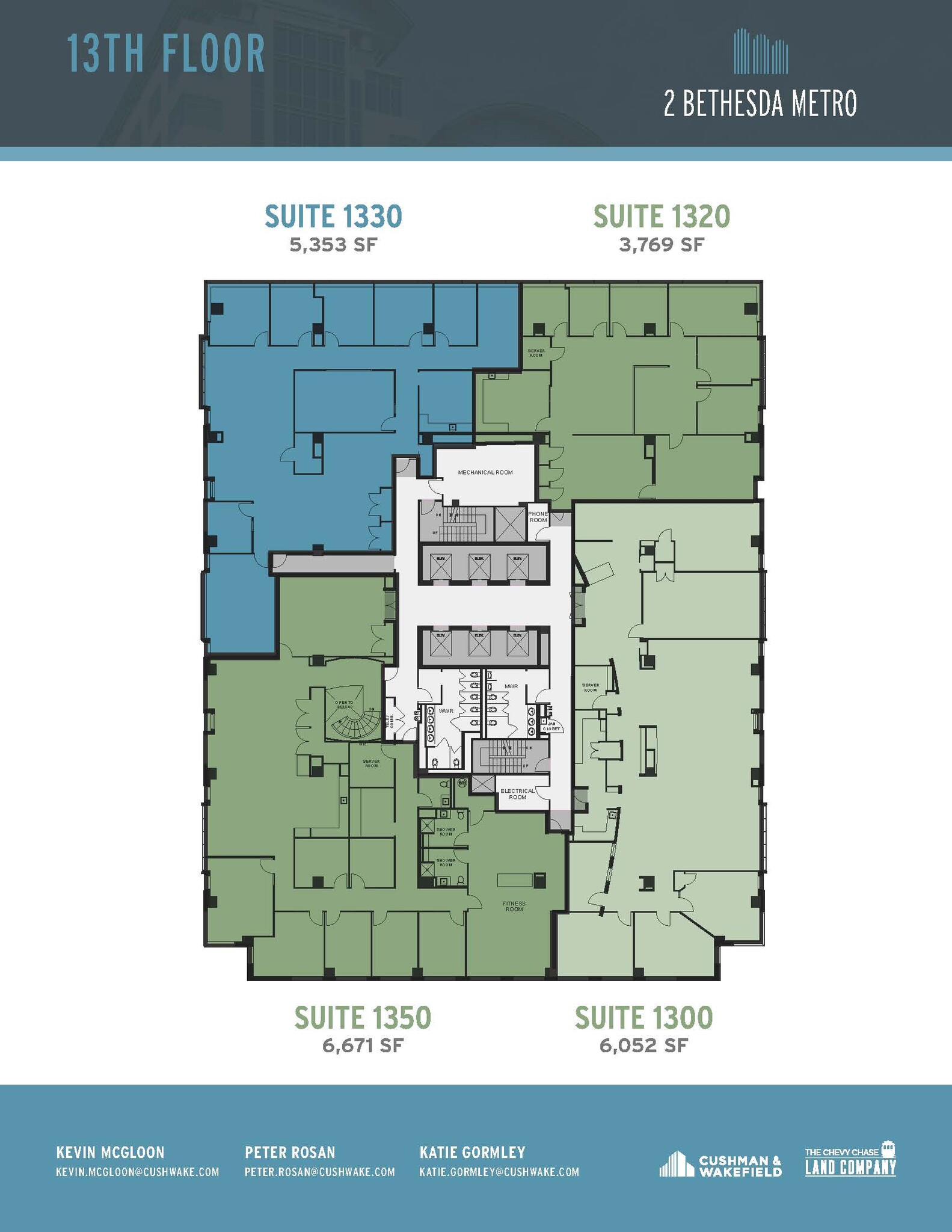 2 Bethesda Metro Ctr, Bethesda, MD for lease Floor Plan- Image 1 of 1