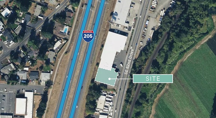 17885 82nd Dr, Gladstone, OR for lease - Aerial - Image 2 of 2