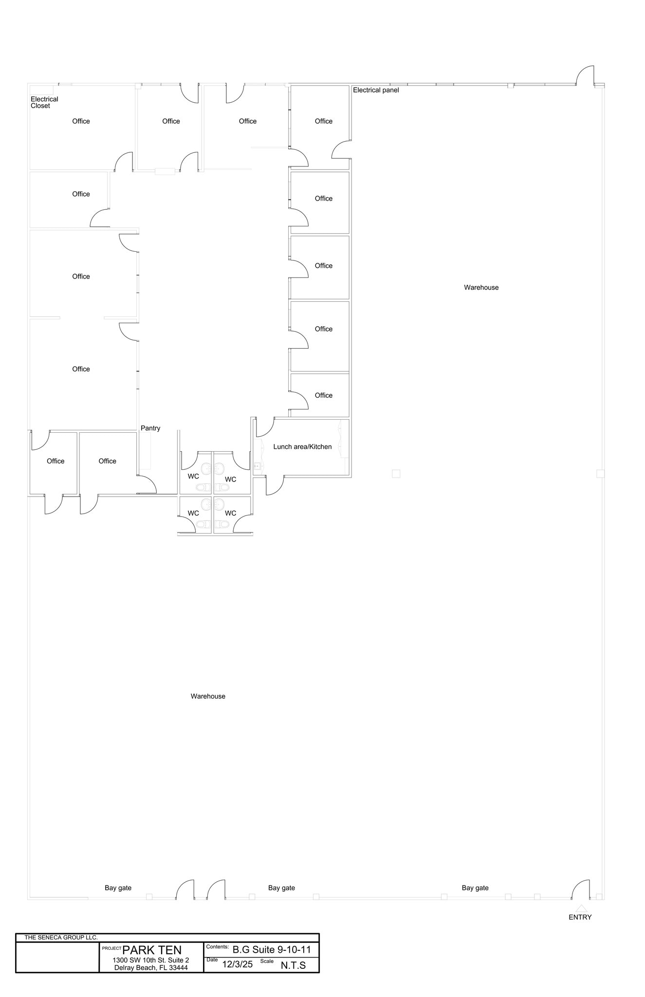 1450 SW 10th St, Delray Beach, FL for lease Site Plan- Image 1 of 1