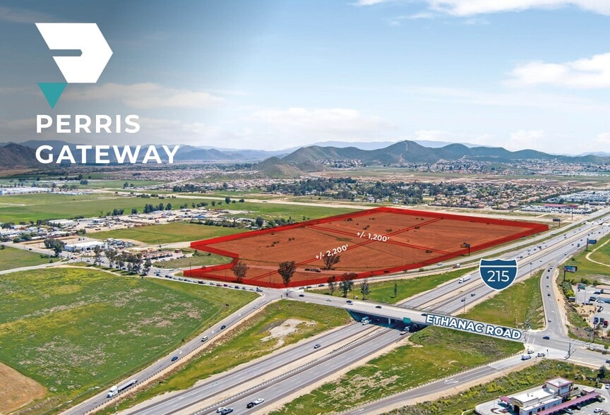 Ethanac Rd & I-215 Fwy, Perris, CA for sale - Building Photo - Image 1 of 7