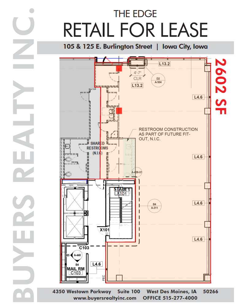 300 S Clinton St, Iowa City, IA for lease Floor Plan- Image 1 of 1