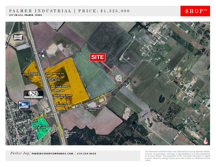 377 Farm to Market Road 813, Palmer, TX for sale - Primary Photo - Image 1 of 1