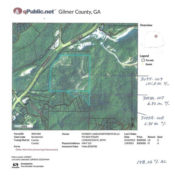 N Hwy 515, Ellijay, GA for sale - Building Photo - Image 1 of 1