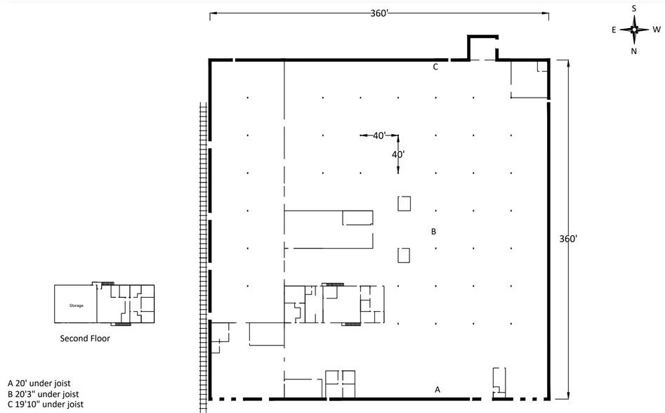 6401 Lindsey Rd, Little Rock, AR for lease - Floor Plan - Image 3 of 5