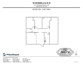 12141 Wickchester Ln, Houston, TX for lease Site Plan- Image 1 of 1