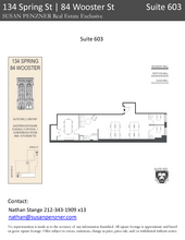 134 Spring St, New York, NY for lease Floor Plan- Image 1 of 1