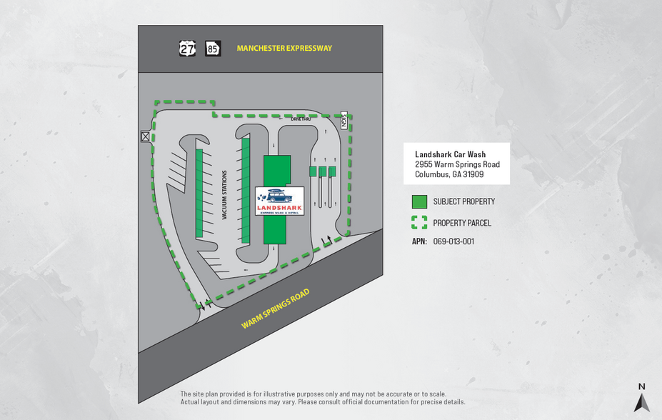 2955 Warm Springs Rd, Columbus, GA for sale - Site Plan - Image 2 of 5