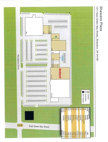 1211 E Green Bay St, Shawano, WI for lease - Site Plan - Image 2 of 6