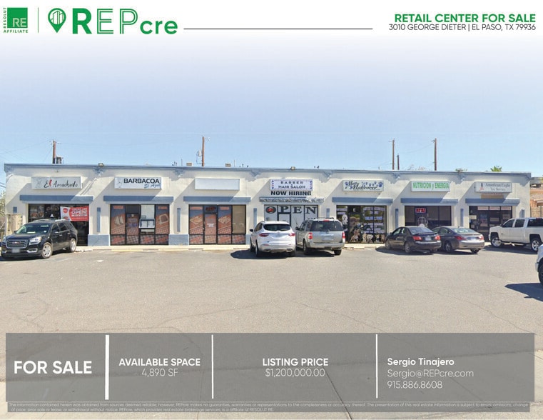 3010 George Dieter Dr, El Paso, TX for sale - Building Photo - Image 1 of 7