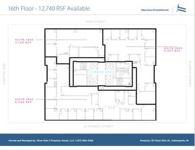 101 W Ohio St, Indianapolis, IN for lease Floor Plan- Image 1 of 1