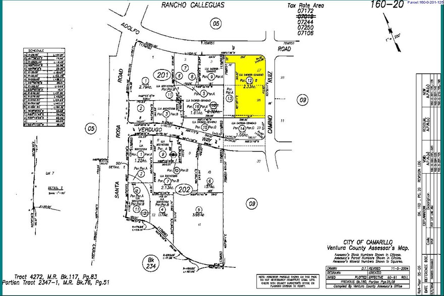 5051 Verdugo Way, Camarillo, CA for lease - Plat Map - Image 2 of 7