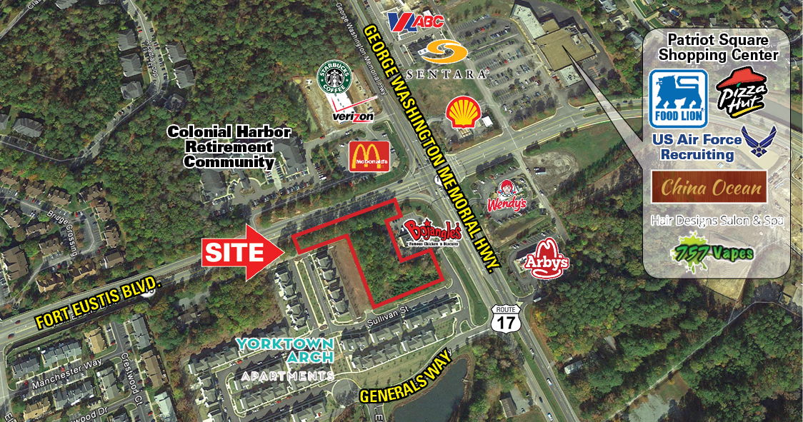 Route 17 & Fort Eustis Blvd, Yorktown, VA, 23692 Residential Property