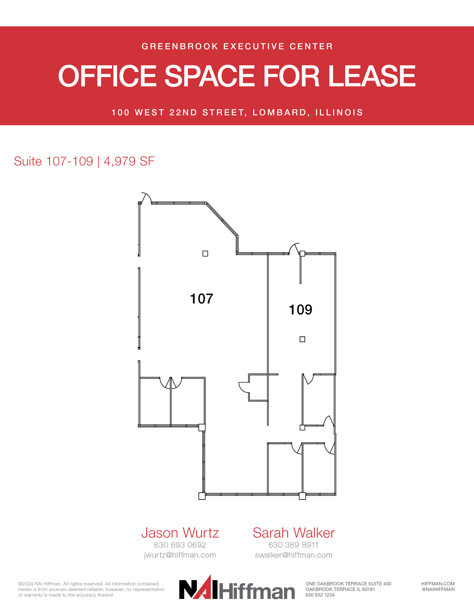 200 W 22nd St, Lombard, IL for lease Floor Plan- Image 1 of 1